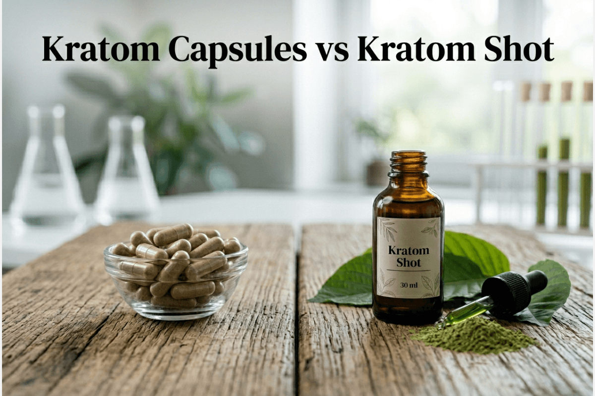 Kratom Shots vs Kratom Capsules: Which Is Right for You?