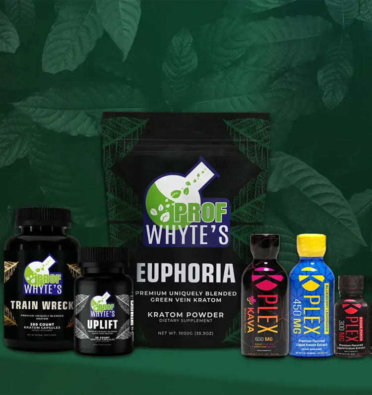 Professor Whyte's Kratom Products Collection