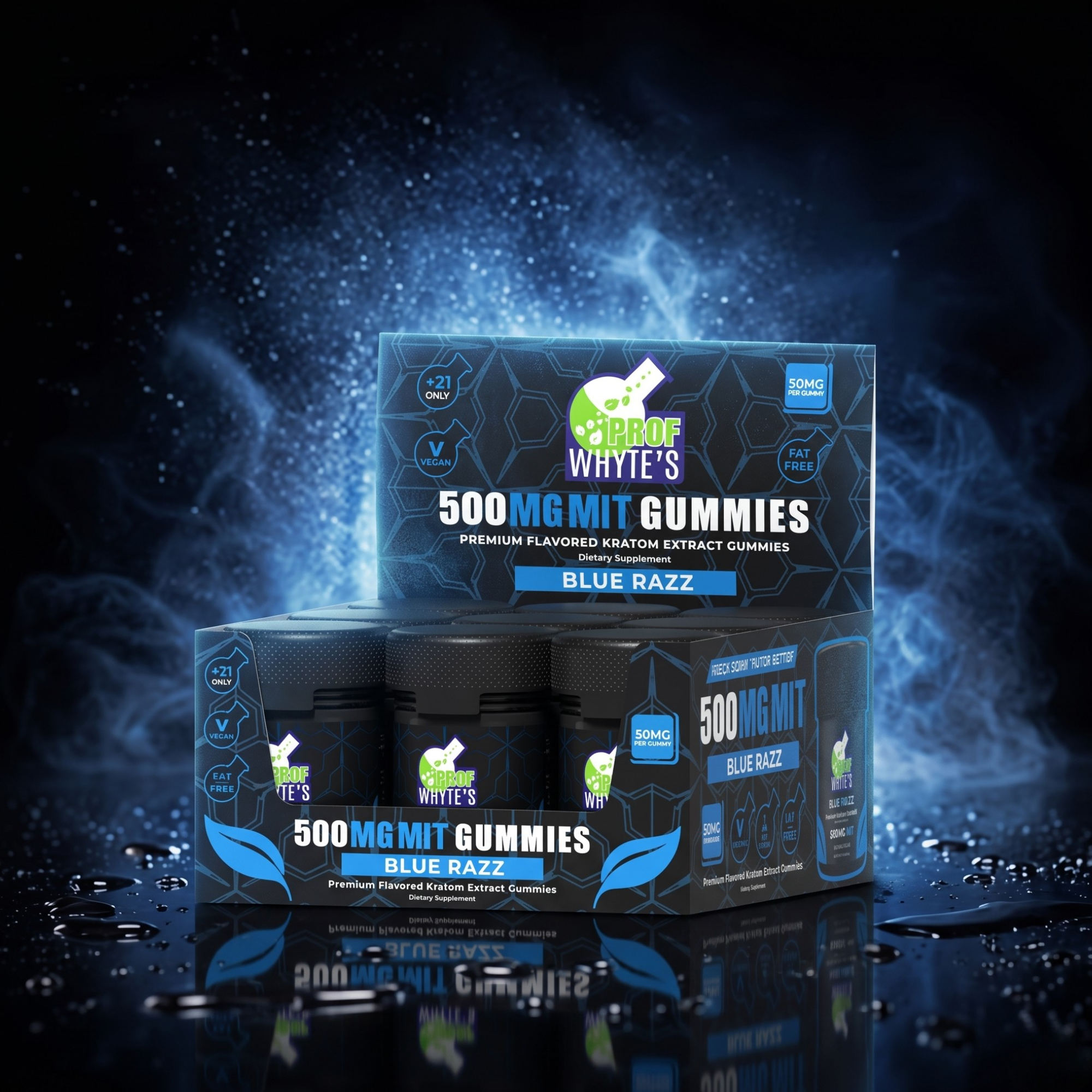 Kratom Blue Razz Gummies