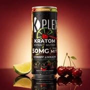 K-Plex 50MG MIT Cherry Limeade Kratom Seltzer