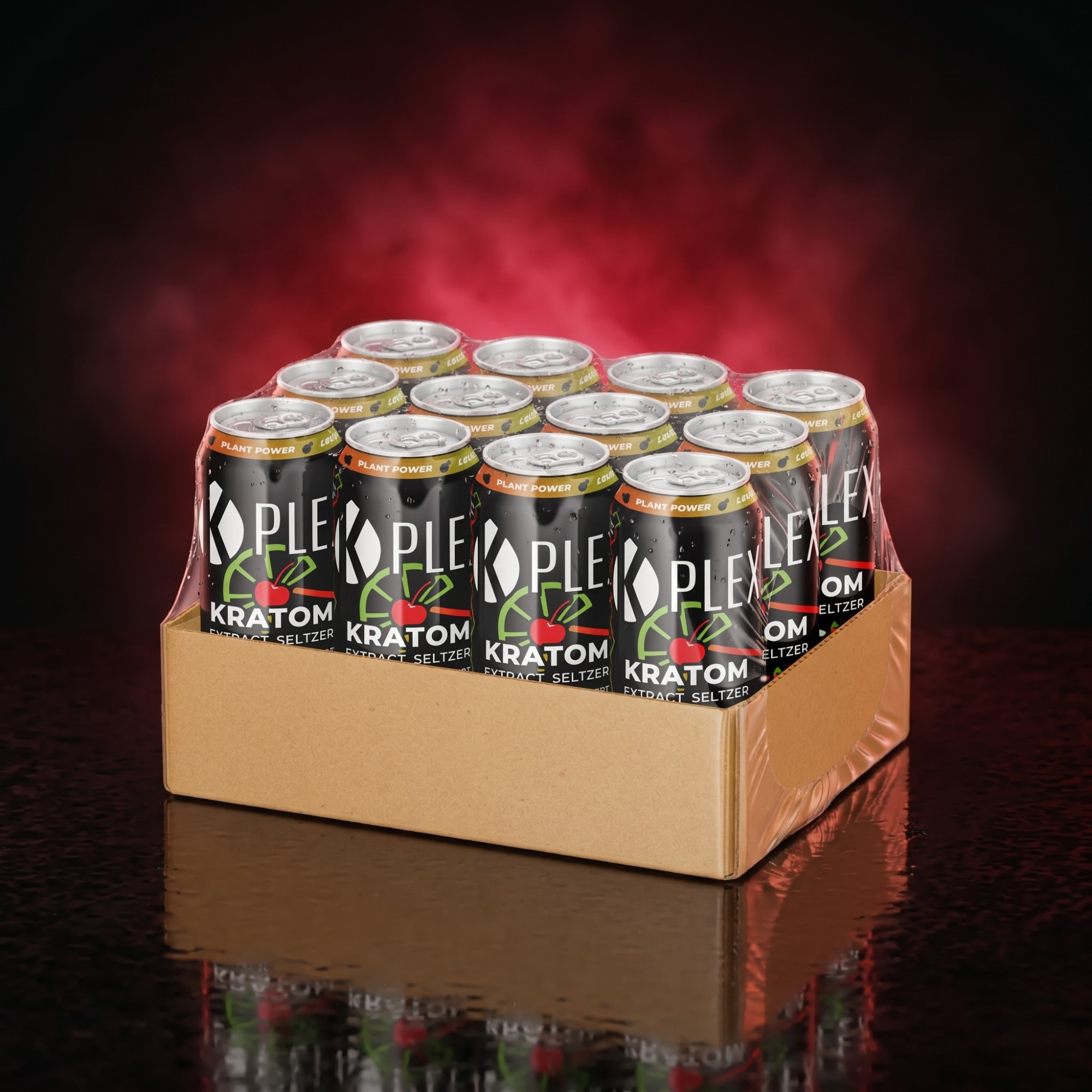 K-Plex 50MG MIT Cherry Limeade Kratom Seltzer
