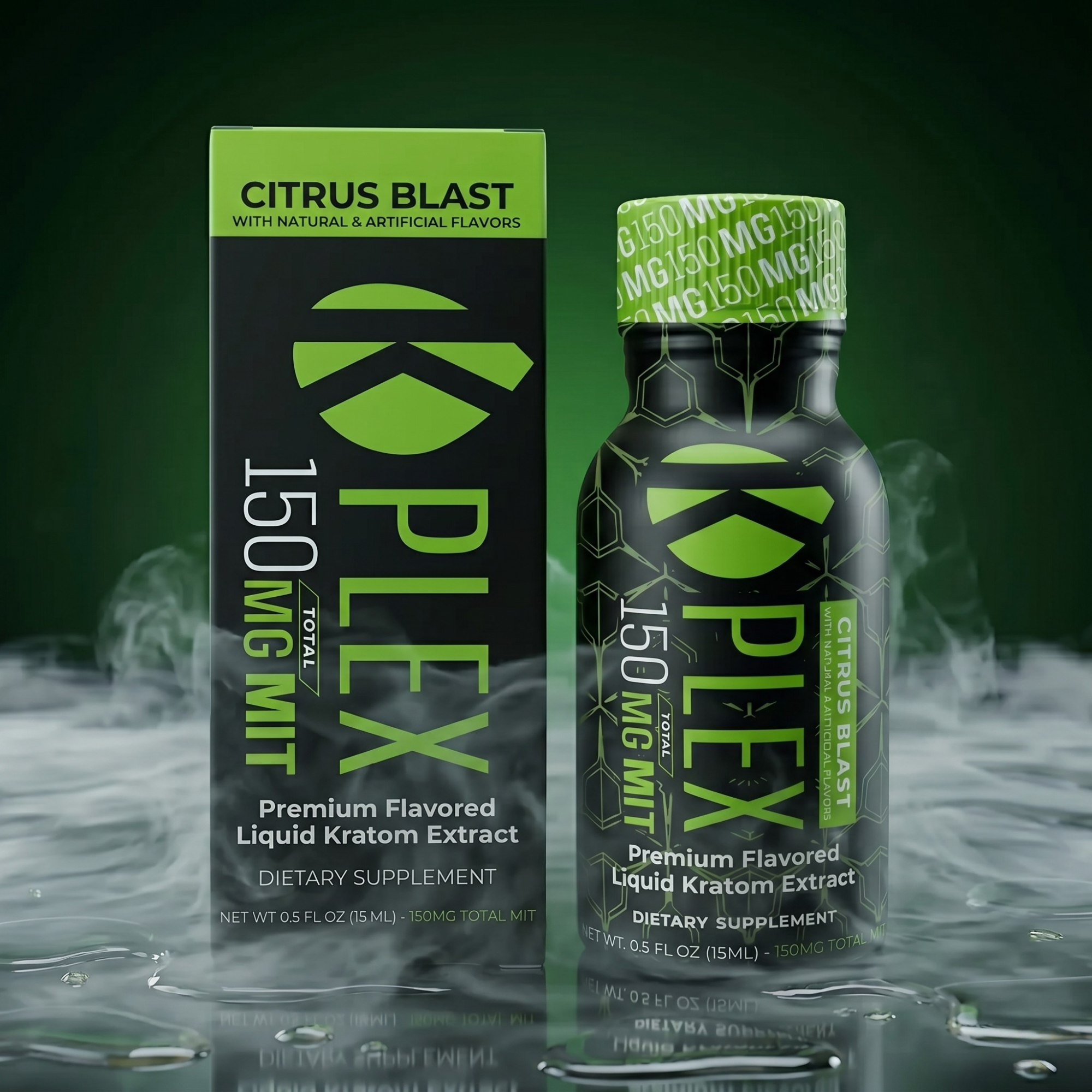 K-Plex Liquid Kratom Extract Shots 150MG