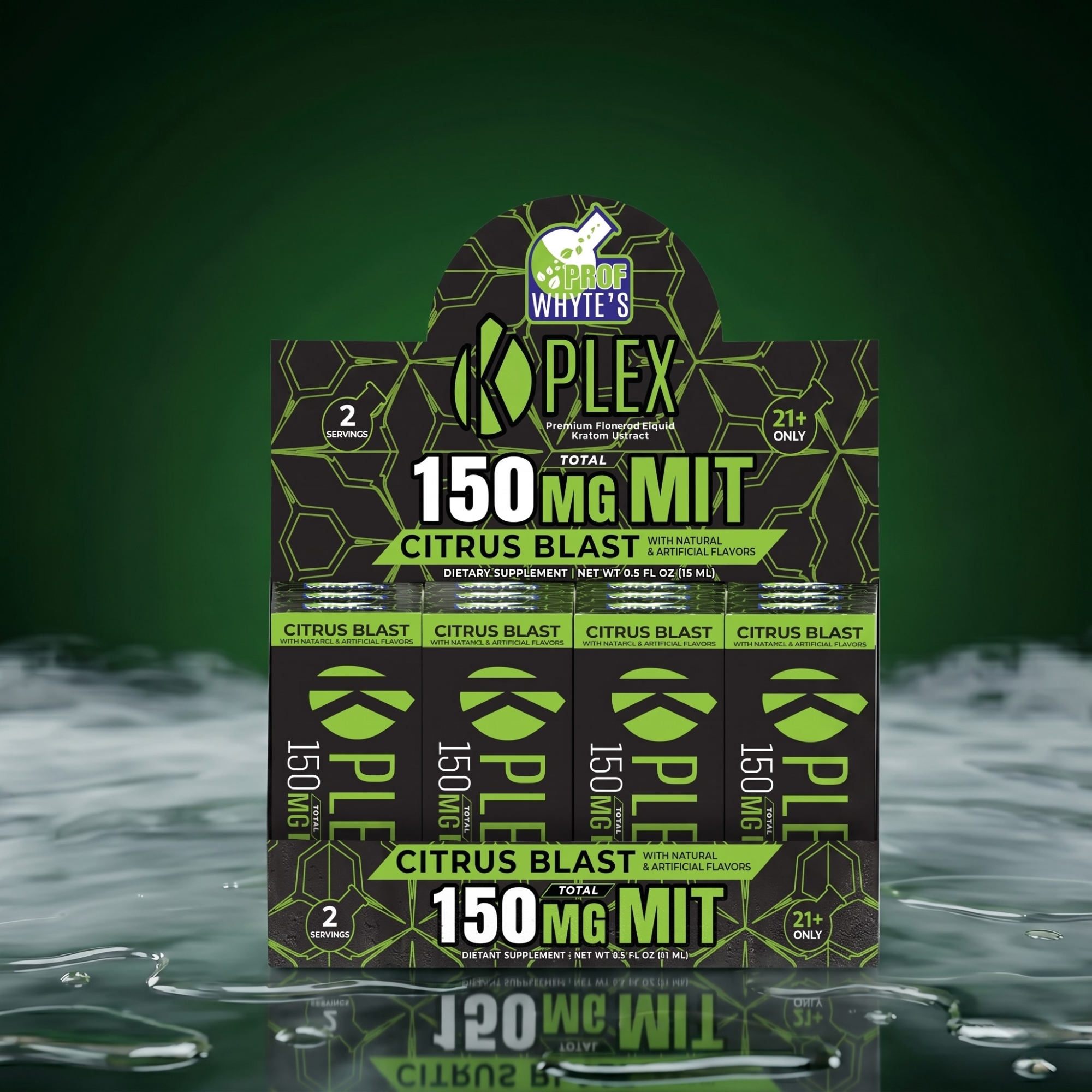 K-Plex Liquid Kratom Extract Shots 150MG