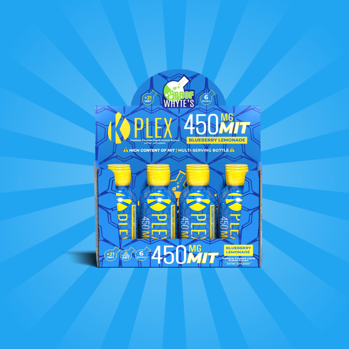 K-Plex Liquid Kratom Extract Shots 450MG