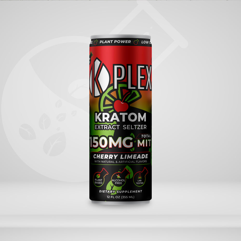 150MG MIT Cherry Limeade Kratom Seltzer