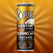 K-Plex Root Beer Kratom Seltzer