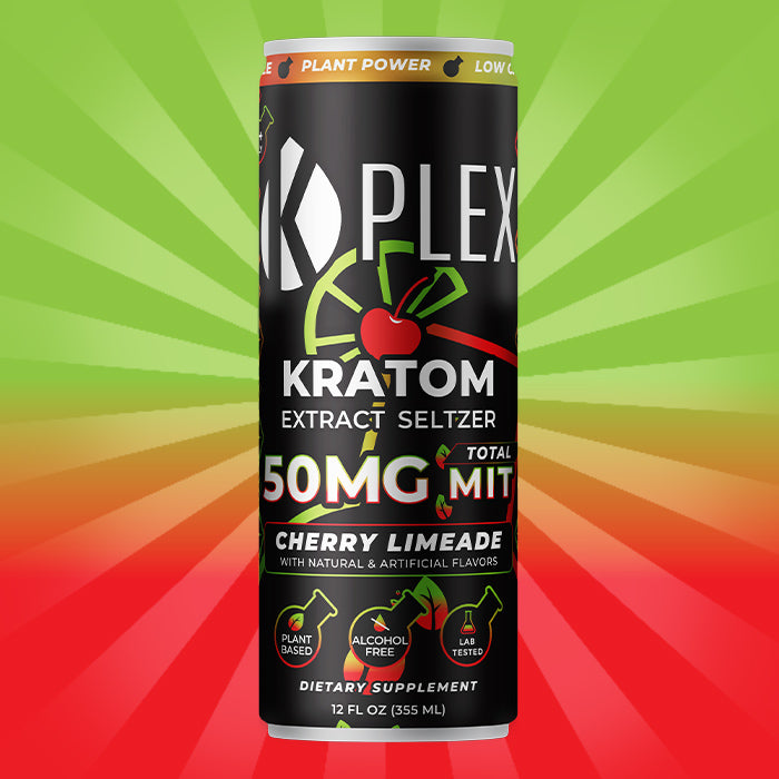 K-Plex Liquid Kratom Extract Cherry Limeade Seltzer 50MG