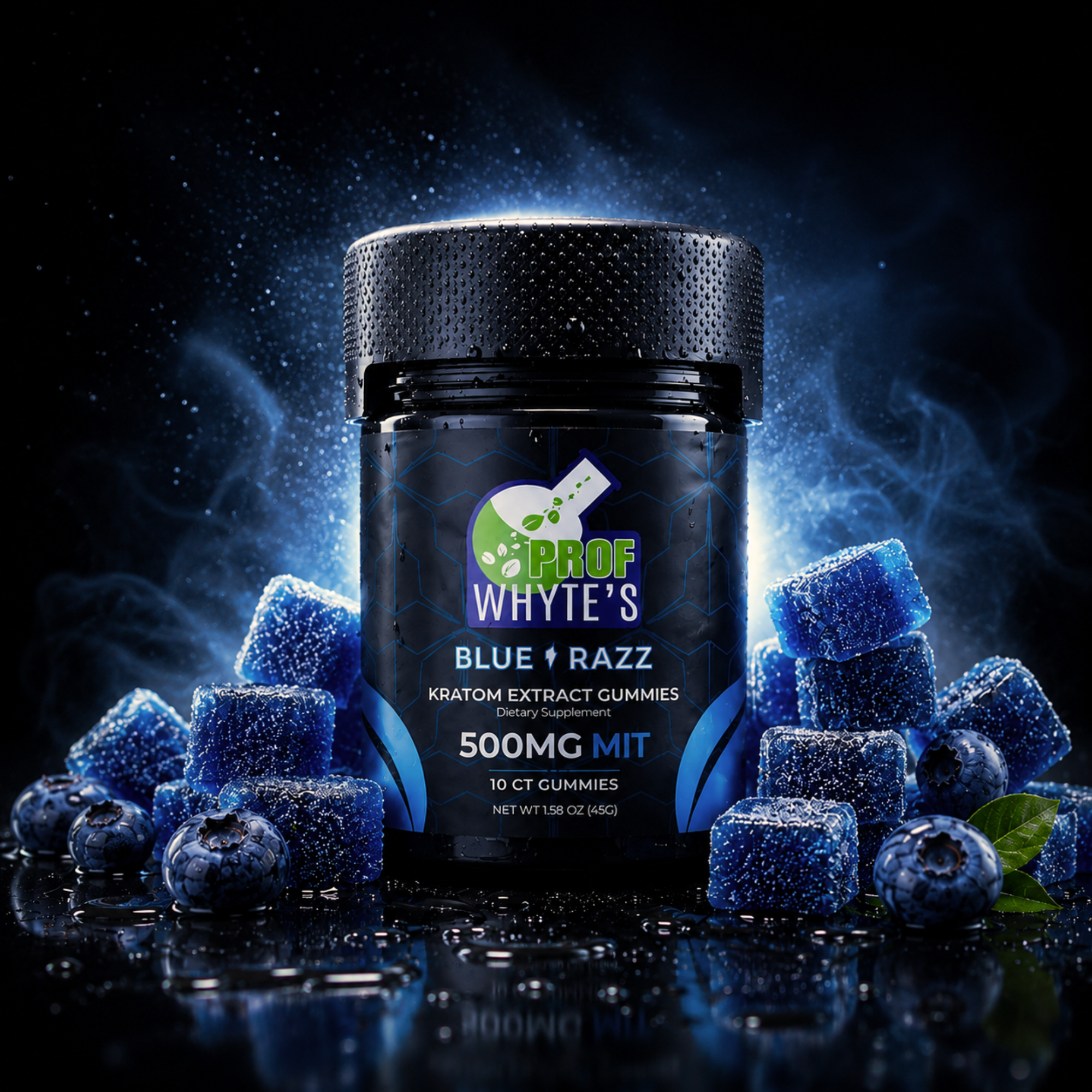 Kratom Blue Razz Gummies