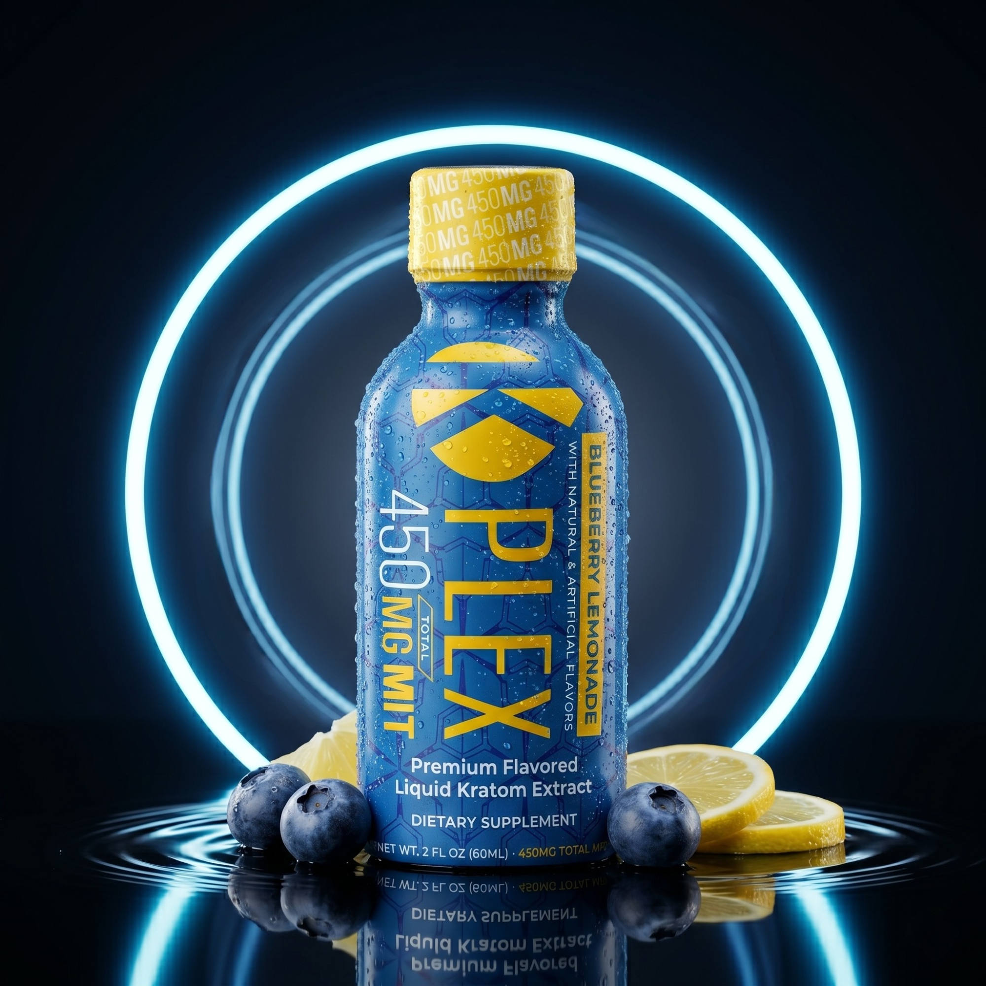 K-Plex Liquid Kratom Extract Shots 450MG