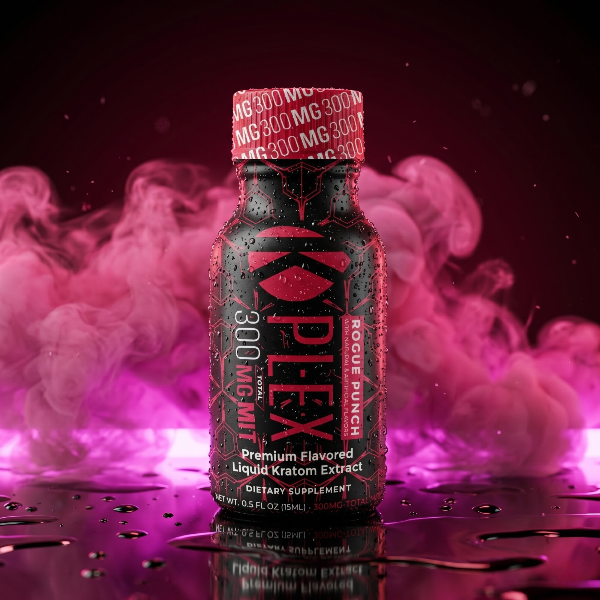 K-Plex Rogue Punch Kratom Extract Shots 300mg