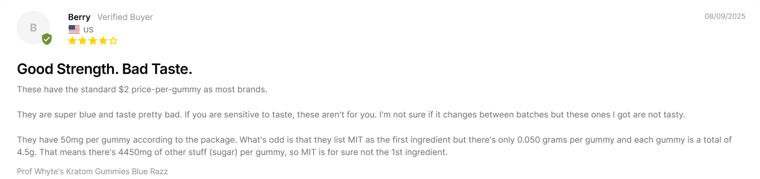 Professor Whytes Kratom 