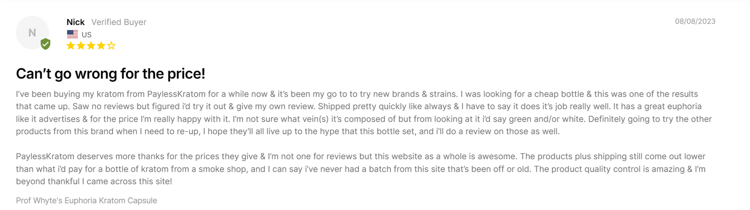 Professor Whytes Kratom 